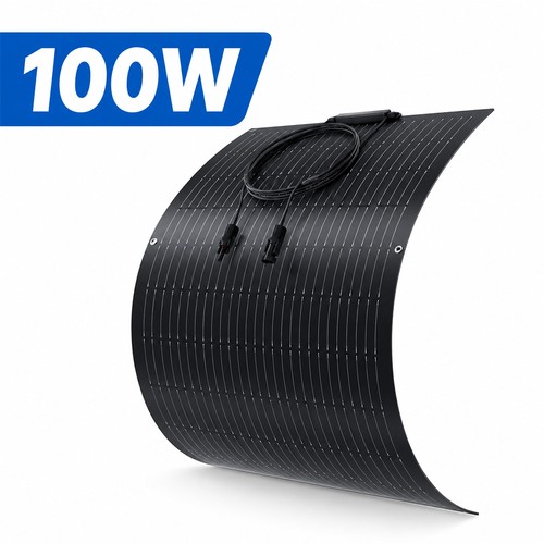 100w flexibel solarmodul - 100w,