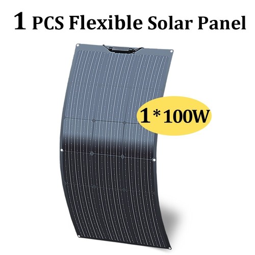 100w flexibel solarmodul - flexibel,