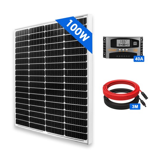 100w solaranlage komplettpaket - solaranlage,
