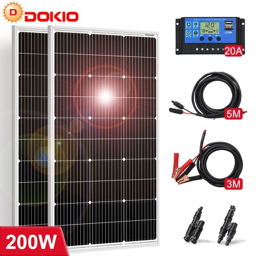 Dokio solarpanel 12v 24v - solarpanel,
