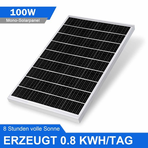 100w 12v solarpanel - 100w,